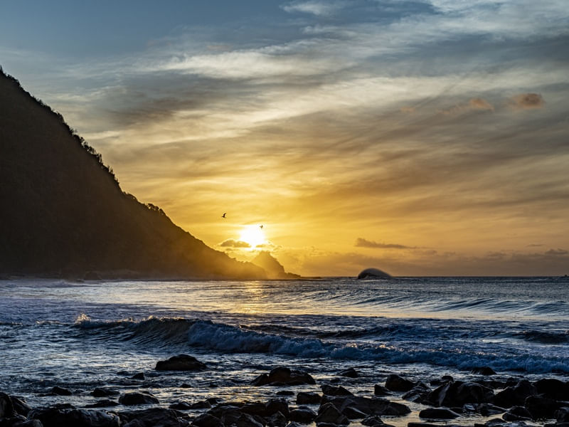 POR DO SOL NA PRAIA DA CONCEIÇÃO - FERNANDO DE NORONHA