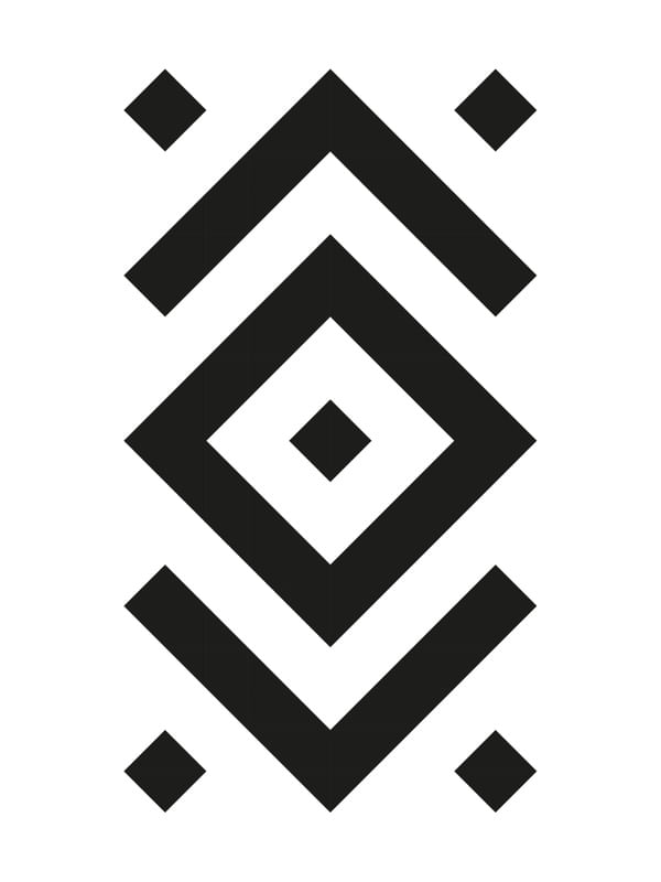 TRIANGLES SQUARES AND DOTS PATTERN 006