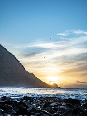 PÔR DO SOL TOP DA PRAIA DA CONCEIÇÃO EM NORONHA