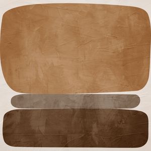 ARTE CONTEMPORANEA QUADRADO COLORIDA MARROM BEGE - ABSTRATO GEOMETRICO - 706A5-Q