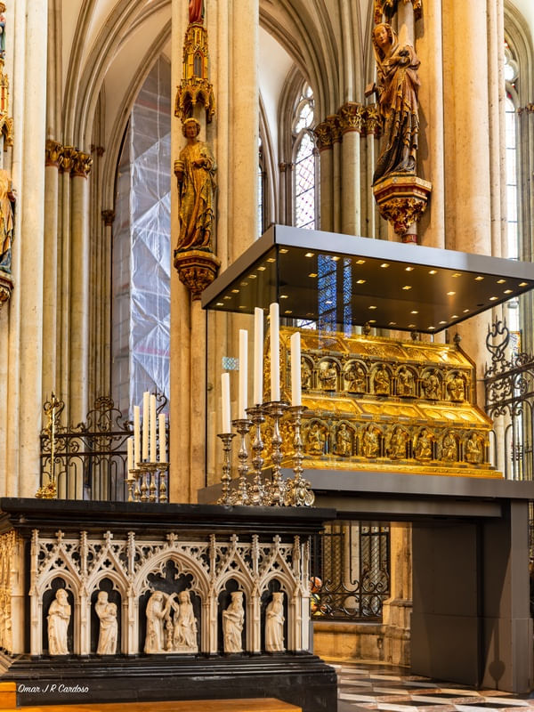 REIS MAGOS URNA COM OS RESTOS MORTAIS CATEDRAL DE COLÔNIA ALEMANHA