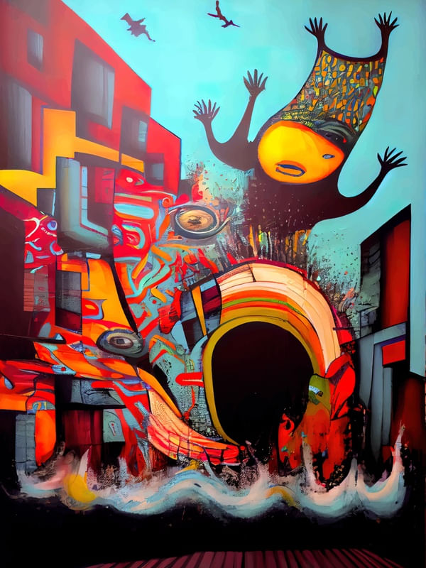 STREET ART ABSTRATO 07