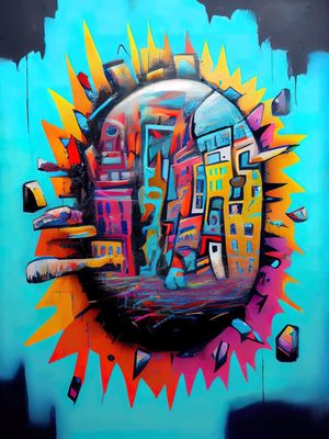 STREET ART ABSTRATO 08