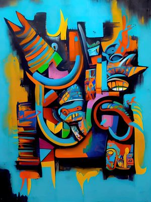 STREET ART ABSTRATO 09