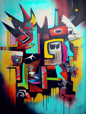 STREET ART ABSTRATO 13