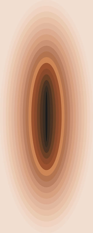 ARTE CONTEMPORANEA COLORIDA BEGE MARROM PANORAMICO - ABSTRATO COLORFUL - 15B-PV