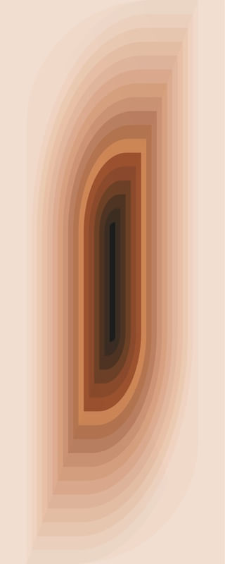 ARTE CONTEMPORANEA COLORIDA BEGE MARROM PANORAMICO - ABSTRATO COLORFUL - 15D-PV