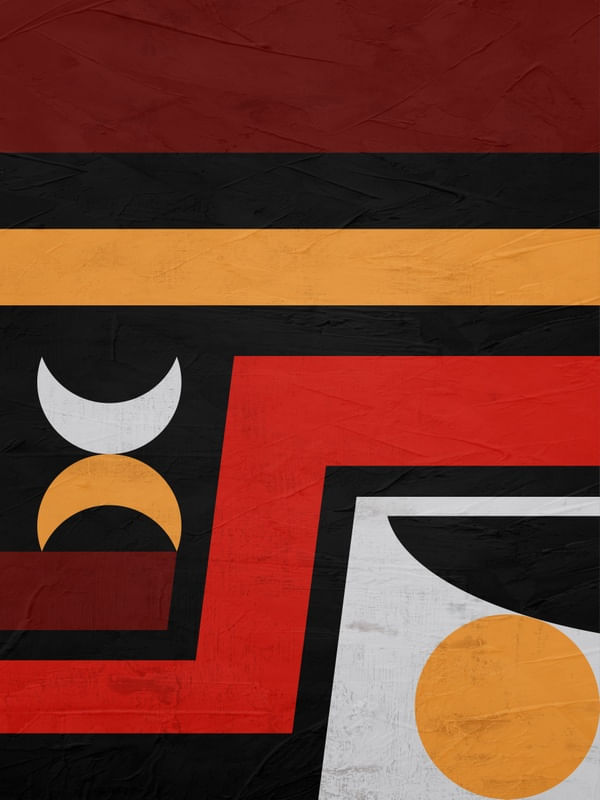 ARTE CONTEMPORANEA COLORIDO DIPTICO PRETO LARANJA AMARELO - ABSTRATO GEOMETRICO - 708A