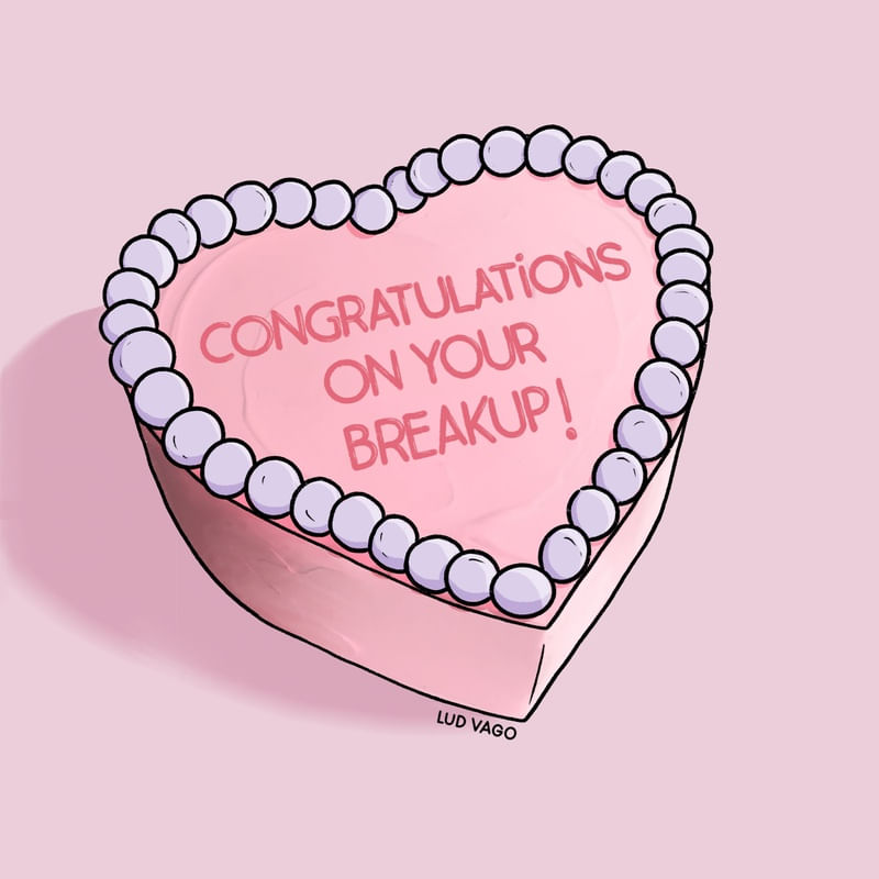 BREAKUP CAKE