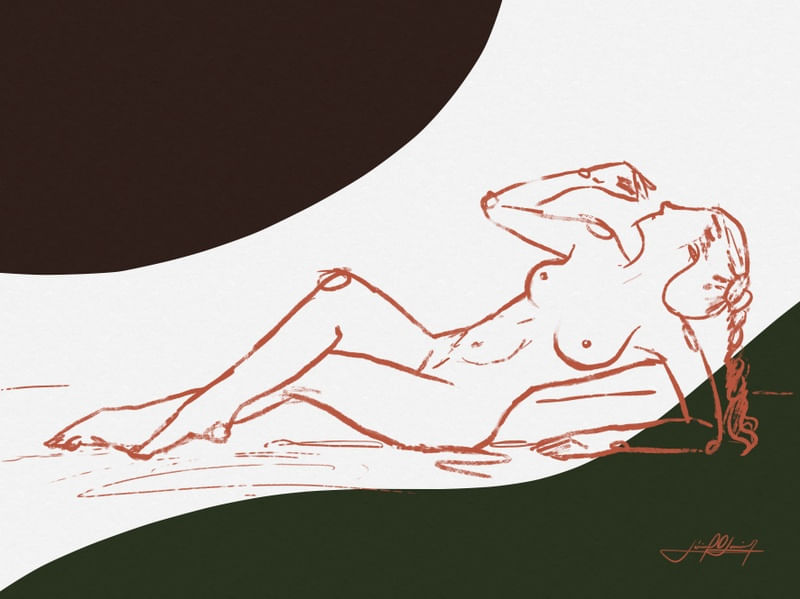 BRUSHSTROKE WOMAN 1