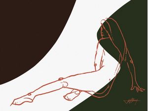 BRUSHSTROKE WOMAN 2