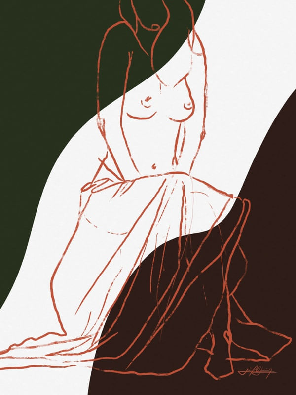 BRUSHSTROKE WOMAN 3