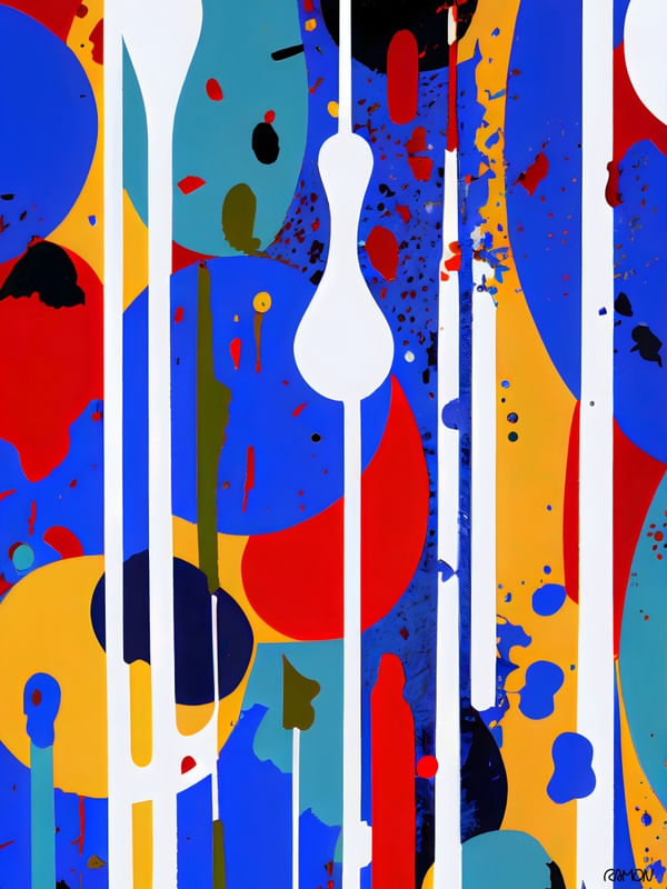 ARTE ABSTRATA - FIESTA