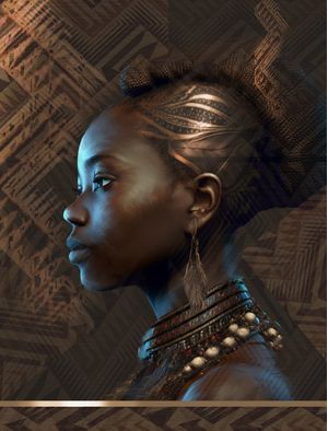 MOÇA AFRICANA - UMA DIVA AFRICANA