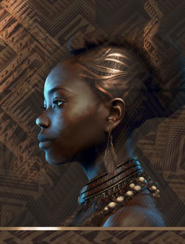 MOÇA AFRICANA - UMA DIVA AFRICANA
