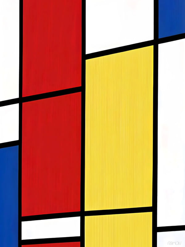 ARTE ABSTRATA - MONDRIAN