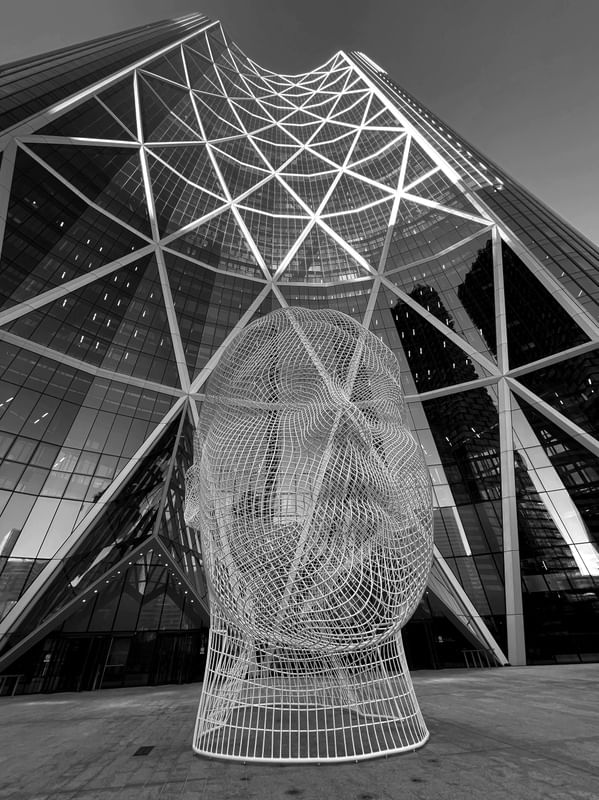 ESCULTURA FACE EM CALGARY