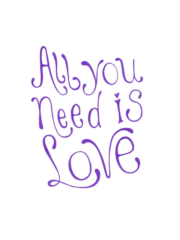 ALL YOU NEED IS LOVE 3JF