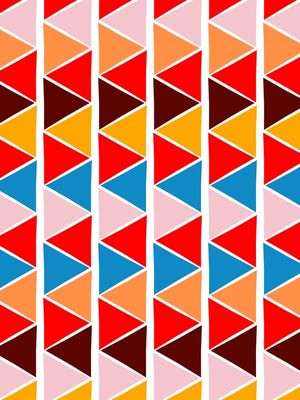 ARTE TRIÂNGULOS ABSTRATOS