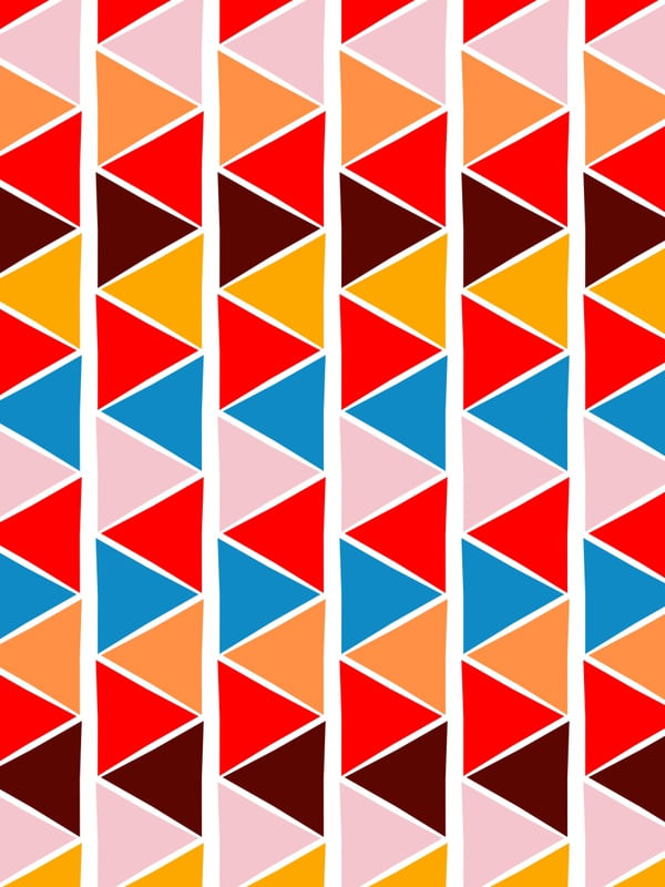 ARTE TRIÂNGULOS ABSTRATOS