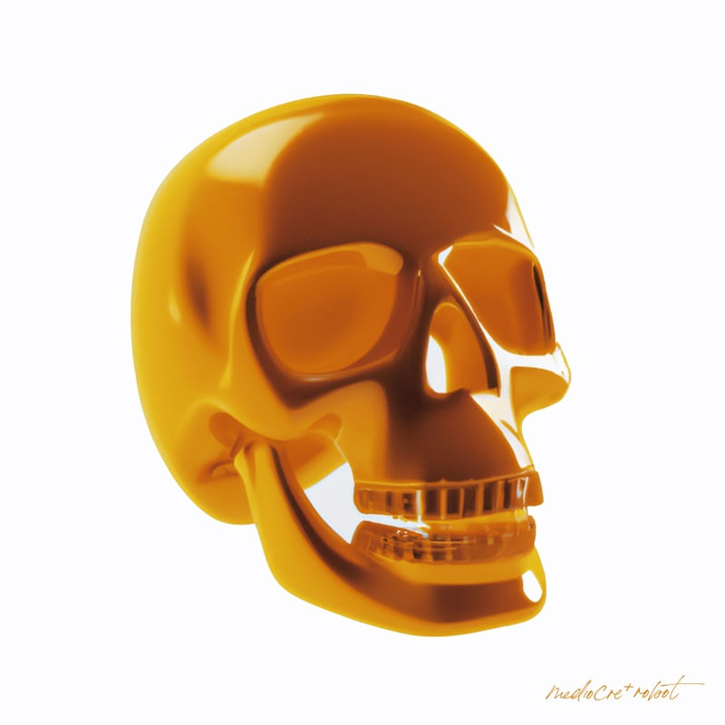 MEDIOCRE X SKULL SESSION ORANGE