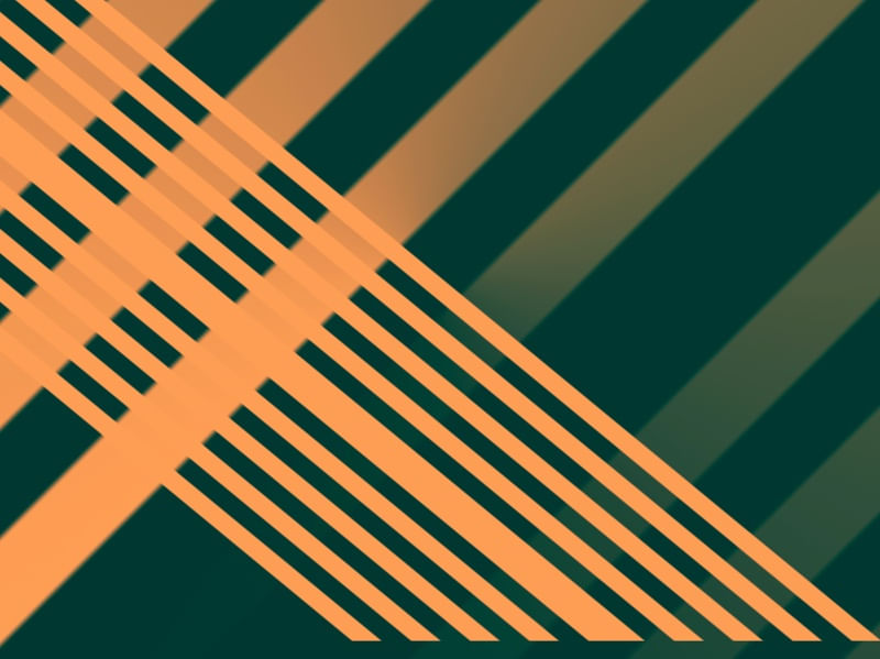ESCALAS ABSTRATAS SÉRIE CORES TONS DE VERDE E LARANJA OP 11