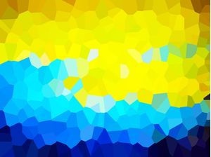 MOSAICO MODERNO ABSTRATO SÉRIE CORES TONS AMARELO AZUL OP 16