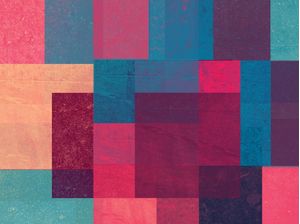 CORES E FORMAS ARTE TONS DE ROSA E AZUL OP 20