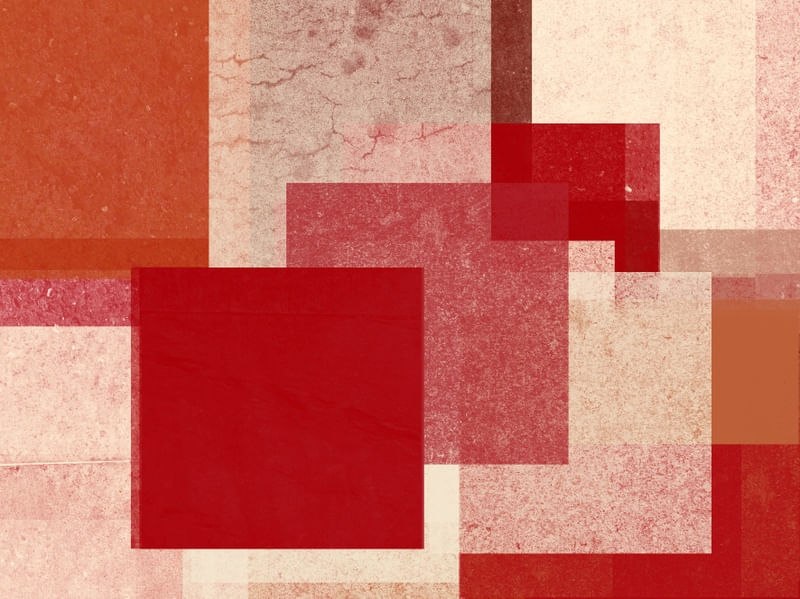 CORES E FORMAS ARTE TONS DE VERMELHO E LARANJA OP 21