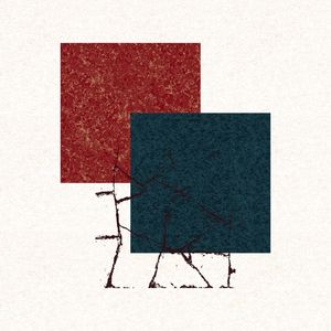 QUADRADOS MINIMALISTAS E TEXTURAS SÉRIE CORES TONS DE VERMELHO AZUL OP 12