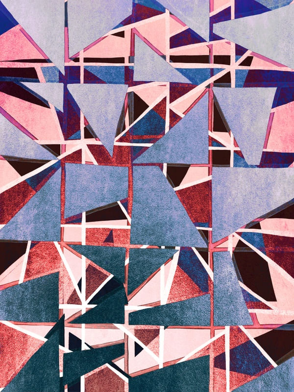 ART DECO DREAMING - TONS DE JÓIA GEOMÉTRICO MODERNO ABSTRATO LINHAS SKETCH PINTURA