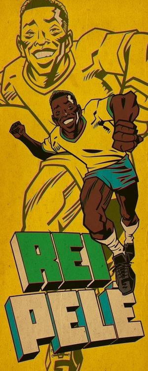 FUTEBOL - REI PELÉ - AMARELO