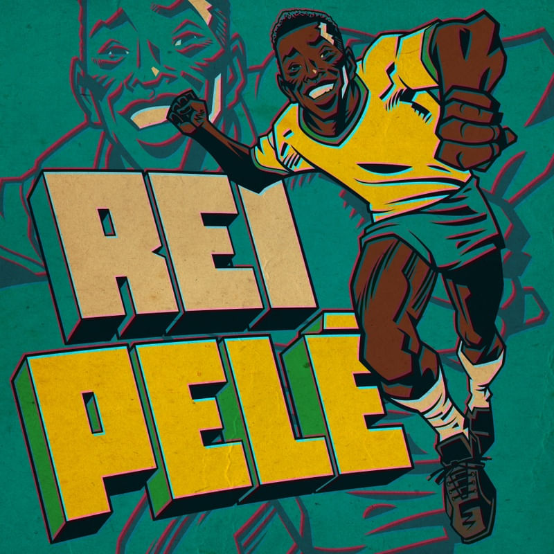 FUTEBOL - REI PELÉ 2 - AZUL