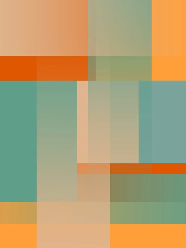ABSTRATO E DEGRADÊ CORES SÉRIE TONS VERDE LARANJA CORAL OP 11