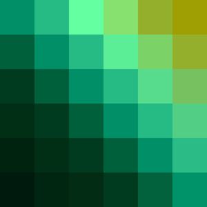 QUADRICULADO DEGRADÊ ABSTRATO ARTE CORES TONS DE VERDE TURQUESA OP 05