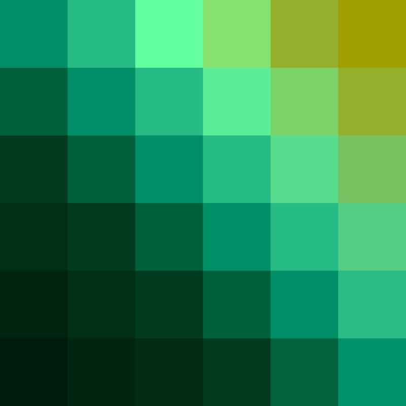 QUADRICULADO DEGRADÊ ABSTRATO ARTE CORES TONS DE VERDE TURQUESA OP 05