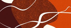 DETALHES E CONTORNOS MINIMALISTAS SÉRIE COR TONS MARROM LARANJA OP 01