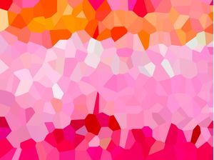 MOSAICO MODERNO ABSTRATO SÉRIE CORES TONS DE LARANJA E ROSA OP 13