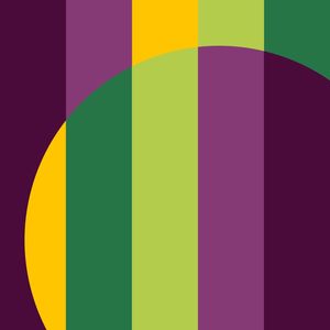 CÍRCULO GRADIENT SÉRIE TONS DE VERDE AMARELO E ROXO OP 17