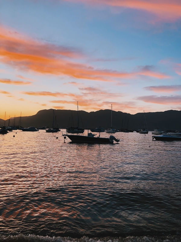 CALMA E PÔR DO SOL