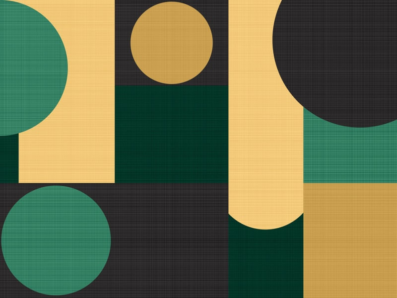 GEOMÉTRICO TEXTURA ABSTRATO ARTE SÉRIE TONS VERDE OCRE OP 07