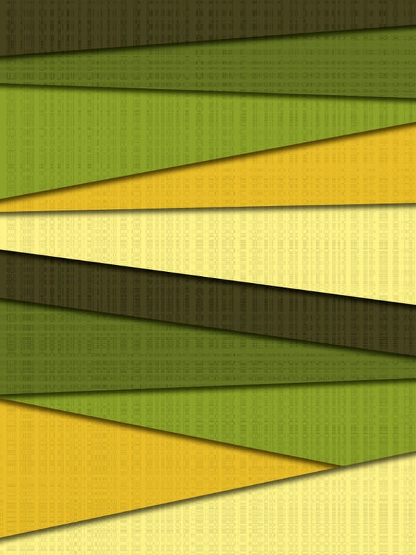 ABSTRATO CAMADAS E CORES SÉRIE TONS DE VERDE AMARELO OP 19