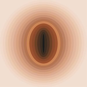 ARTE CONTEMPORANEA COLORIDA BEGE LARANJA MARROM QUADRADO - ABSTRATO COLORFUL - 15B-Q