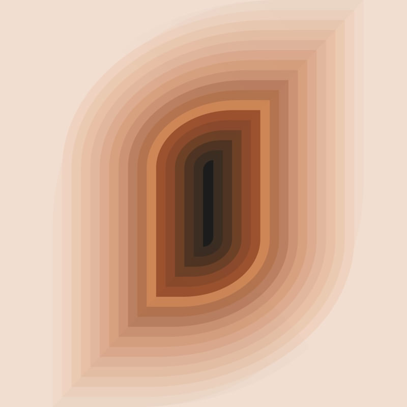 ARTE CONTEMPORANEA COLORIDA BEGE LARANJA MARROM QUADRADO - ABSTRATO COLORFUL - 15D-Q
