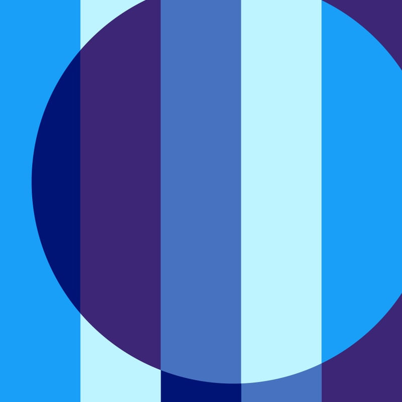 CÍRCULO GRADIENT SÉRIE TONS DE AZUL E LILÁS OP 22