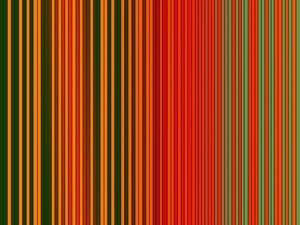 ARTE LISTRAS E CORES SÉRIE TONS VERDE LARANJA OP 20