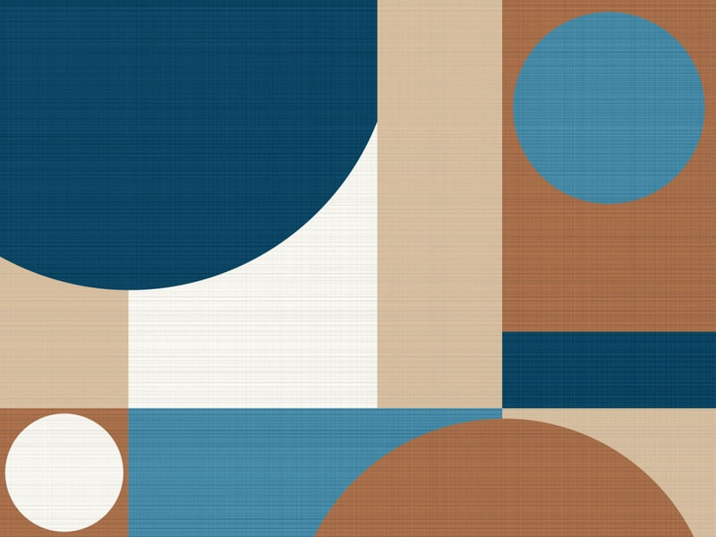 GEOMÉTRICO TEXTURA ABSTRATO ARTE SÉRIE TONS MARROM AZUL OP 10