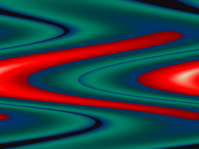ONDULAÇÕES CORES ARTE SÉRIE TONS VERMELHO VERDE OP 11
