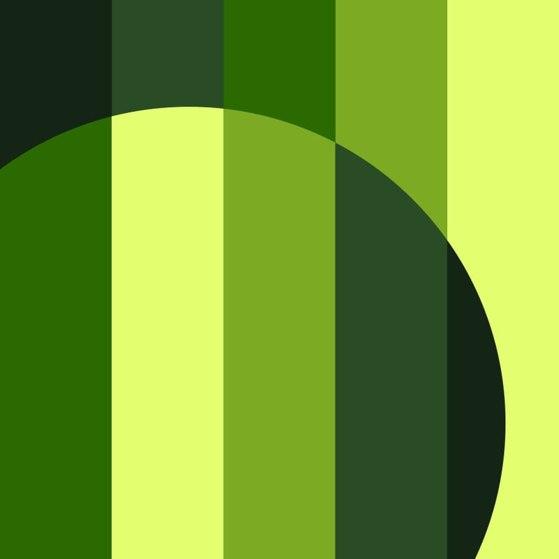 CÍRCULO GRADIENT SÉRIE TONS DE VERDE OP 23