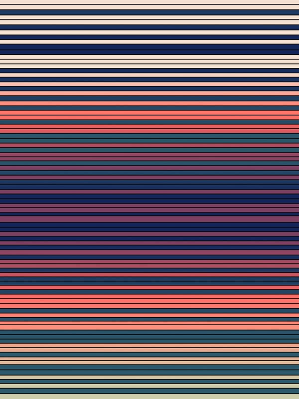 ARTE LISTRAS E CORES SÉRIE TONS AZUL VERDE CORAL OP 21